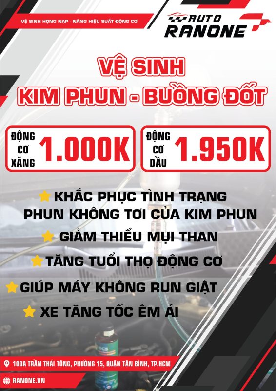 giá vệ sinh buồng đốt ô to