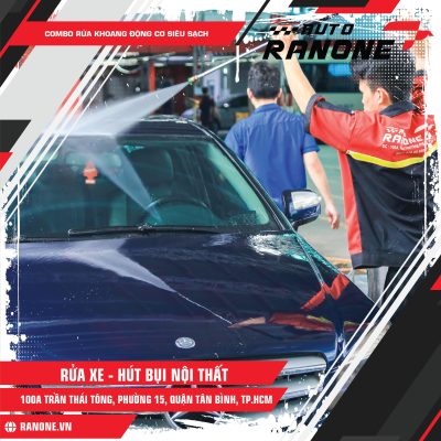 rửa xe, hút bụi nội thất ô tô
