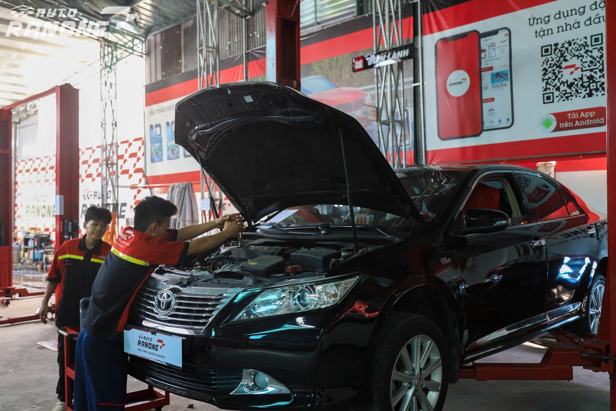 quy trinh bao duong xe oto toyota