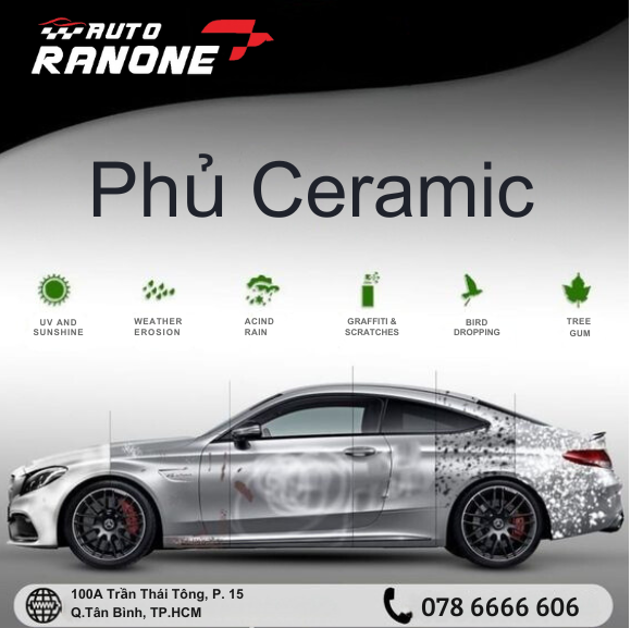 phủ sơn ô tô ranone