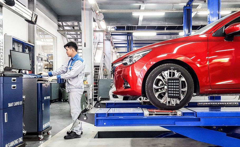 bảo dưỡng ô tô tại hãng