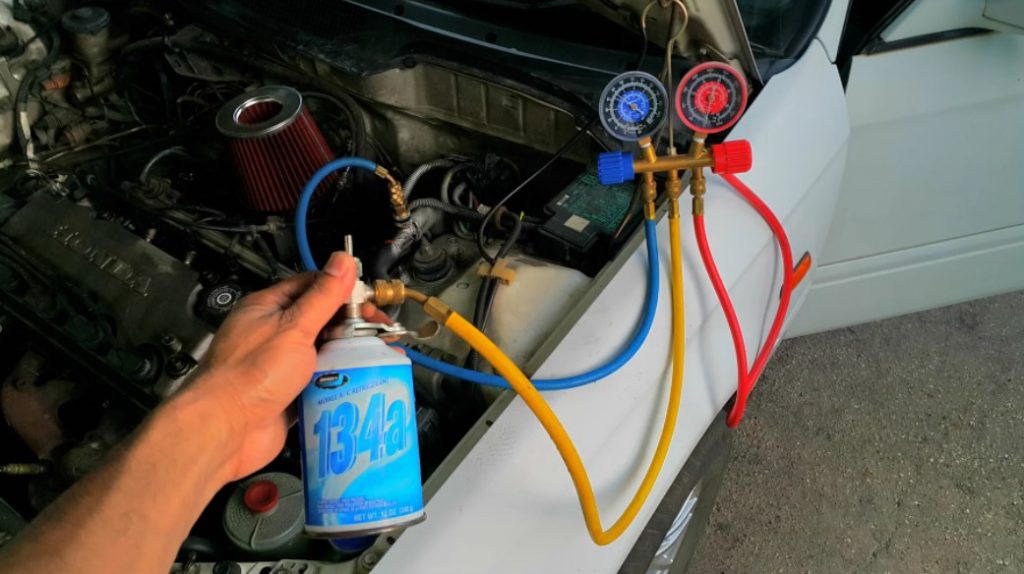 nạp ga máy lạnh oto