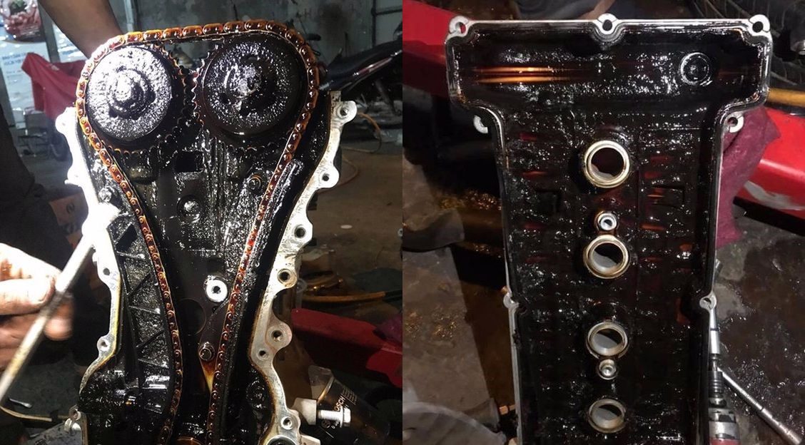 nhớt kém chất lượng