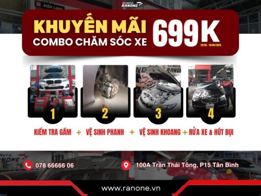Chăm sóc xe hơi cao cấp tại Garage Ranone Auto