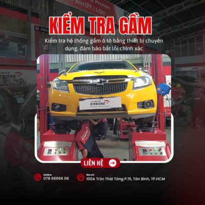 Phủ gầm xe ô tô chuyên nghiệp tại Ranone Auto